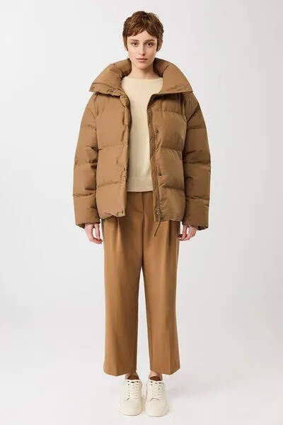 LangerChen LangerChen Gesteppte Jacke aus Eco Daune mit Stehkragen, Oak (braun), – Produktbild 2 von 4
