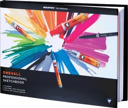 MOLOTOW MOLOTOW Zeichenpapier Professional Sketchbook One4All A4 quer 205 g/qm 40 Blatt – Produktbild 1 von 1