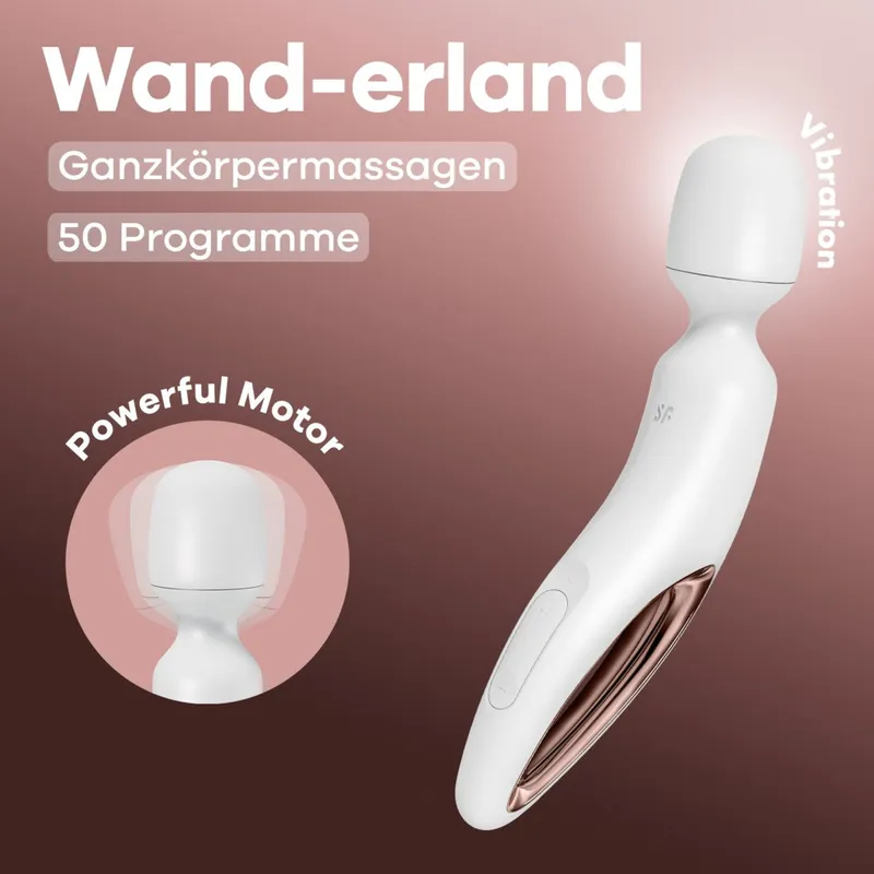 Satisfyer Satisfyer Wand-erland, 30,5 cm, Weiß, – Produktbild 1 von 1
