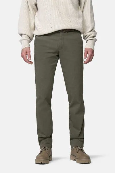 Meyer MEYER ACTIVE-Chino im Winter Twill, Grün (dunkelgrün), – Produktbild 1 von 3