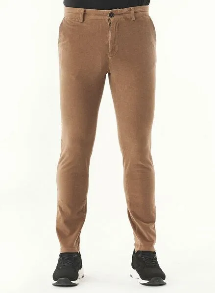 ORGANICATION ORGANICATION Slim Cordhose aus Bio-Baumwolle, Braun(camel), – Produktbild 1 von 3