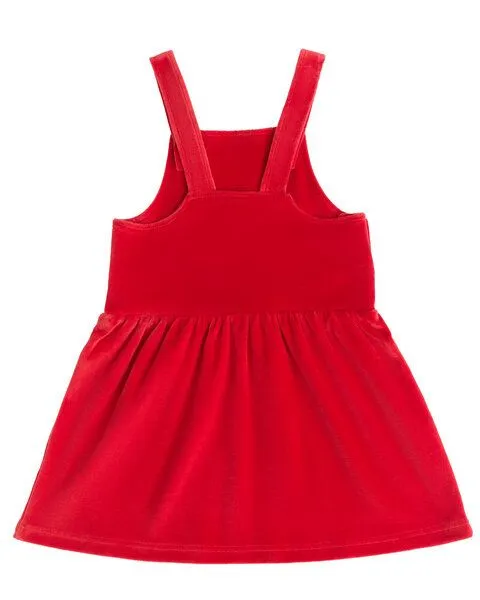 Leela Cotton Leela Cotton Kinder Nickykleid, Ziegelrot, – Produktbild 2 von 4