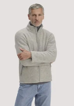 hessnatur hessnatur Wollfleece-Jacke aus reiner Bio-Merinowolle – Produktbild 1 von 1