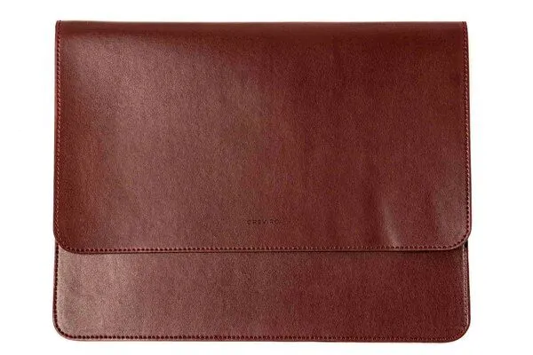 GREVIRO GREVIRO Tablet Tasche aus Kaktusleder (vegan) - für iPad Pro / iPad Air / Surface / Galaxy Tab, Bordeaux, – Produktbild 1 von 4