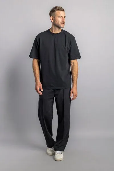 DIRTS dirts Heavy Cotton T-Shirt OVERSIZED, Black, – Produktbild 2 von 4