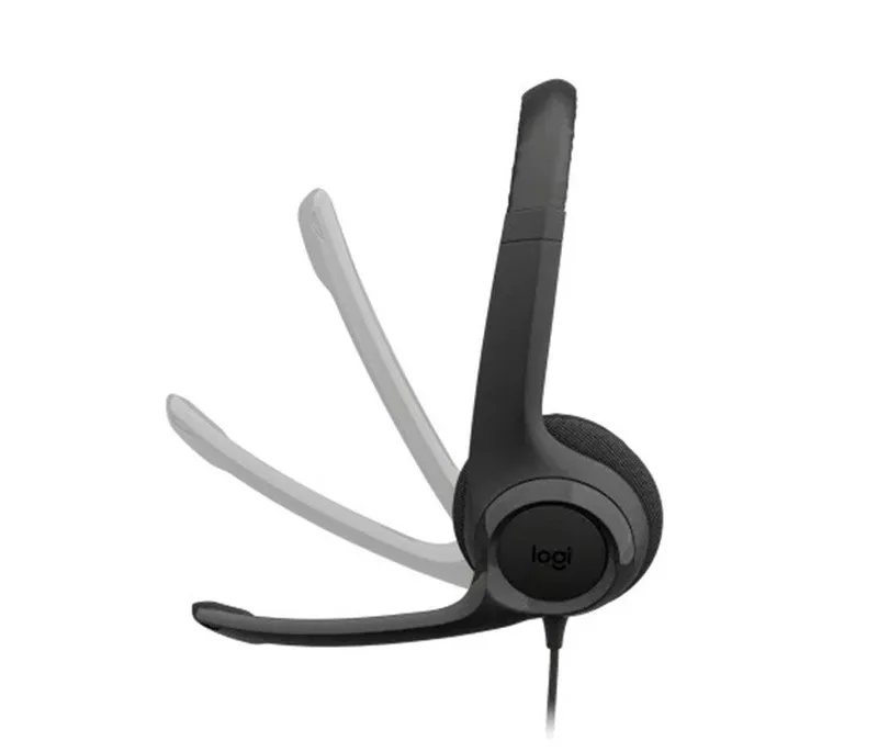 Logitech Logitech H390 Kabelgebundenes mit Mikrofon und Geräuschfilter, schwarz Stereo-Headset, Schwarz, – Produktbild 4 von 4