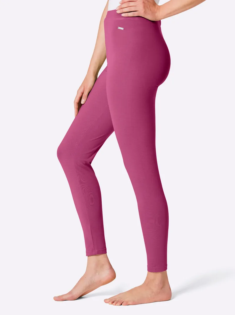 feel good Leggings, Malve, – Produktbild 1 von 2