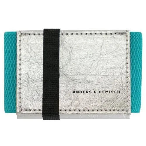 ANDERS & KOMISCH ANDERS & KOMISCH Kleines Portemonnaie mit Münzfach - A&K MINI CLASSIC, Silver, – Produktbild 4 von 8