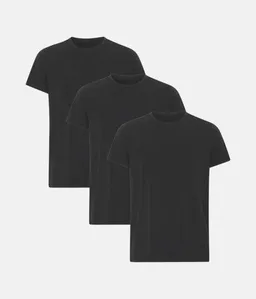 Copenhagen Bamboo Copenhagen Bamboo 3er-Pack schwarzes Bambus-T-Shirt – Produktbild 1 von 1