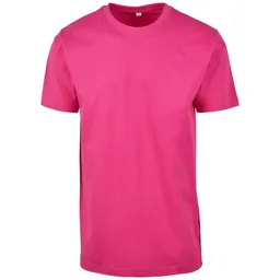 Build Your Brand Build Your Brand Build your Brand Schweres T-Shirt 56.0004 Gr. 4XL hibiscus pink – Produktbild 1 von 1