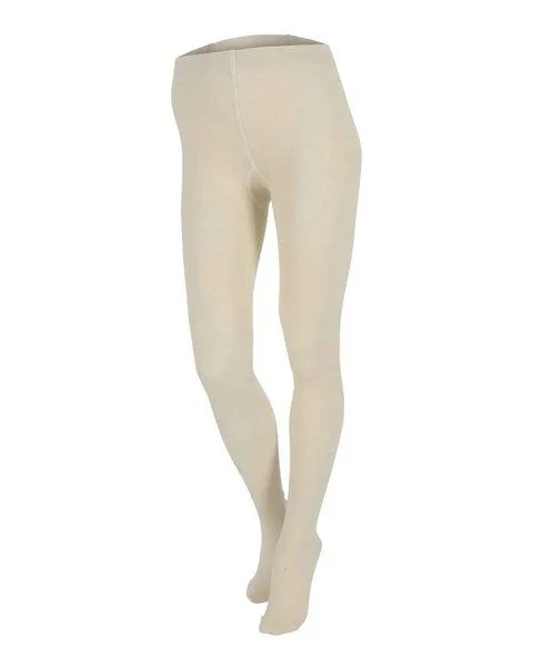 grödo grödo Damen Strumpfhose Schurwolle (kbT) Baumwolle (Bio) mit Elasthan, Rohweiß, – Produktbild 1 von 3