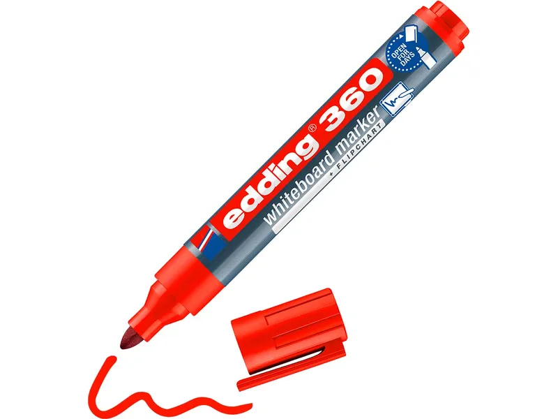 Edding Edding Whiteboardmarker "360" rot – Produktbild 2 von 3