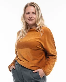 Alma & Lovis Alma & Lovis Edel-Feincord Pullover mit Turtleneck aus Bio-Baumwolle | Corduroy Sweater – Produktbild 1 von 1