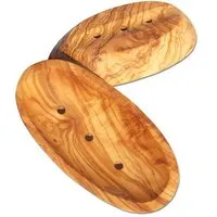 Olivenholz erleben Olivenholz erleben Seifenschale oval groß (L16) mit Rille aus Olivenholz – Produktbild 1 von 1