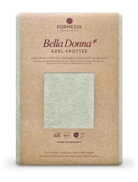 formesse formesse Spannbettlaken aus Edel-Frottee für die kälteren Monate, Graugrün633, – Produktbild 4 von 4