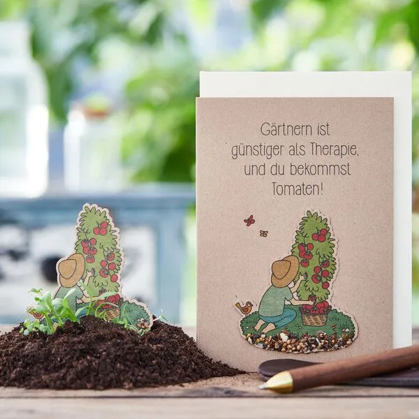 Die Stadtgärtner Die Stadtgärtner Pflanzbare Grußkarte mit Blumensamen – Produktbild 3 von 3