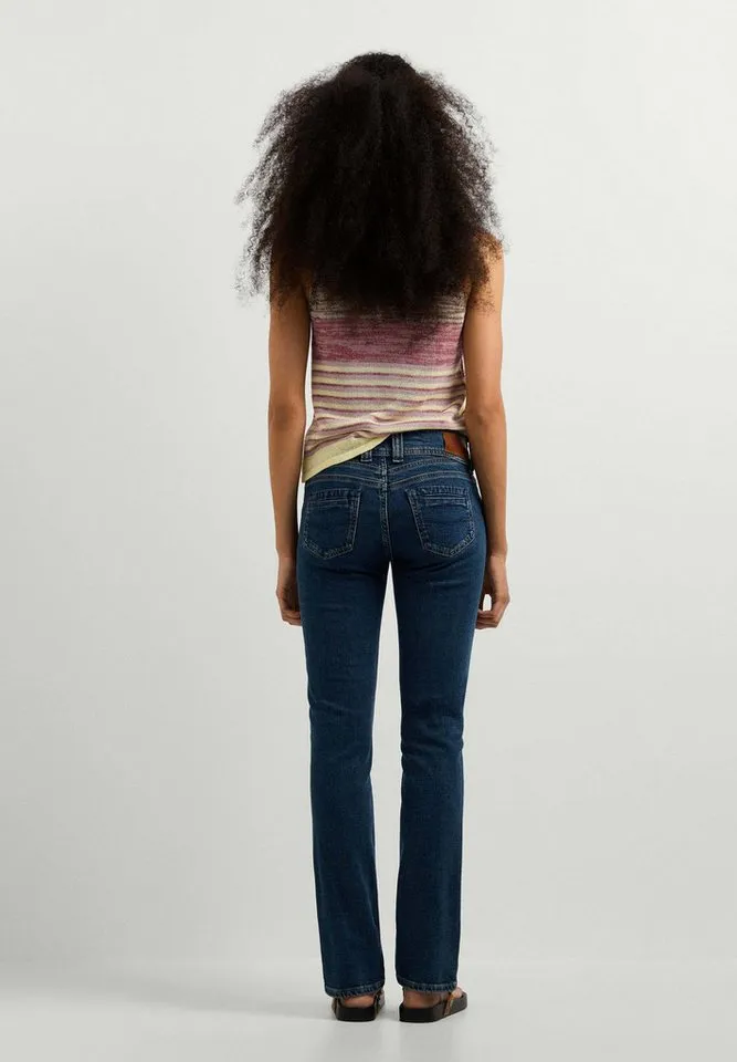 Pepe Jeans Pepe Jeans Slim-fit-Jeans schmal geschnittene Jeans SLIM JEANS MW GEN, Bunt, – Produktbild 4 von 5