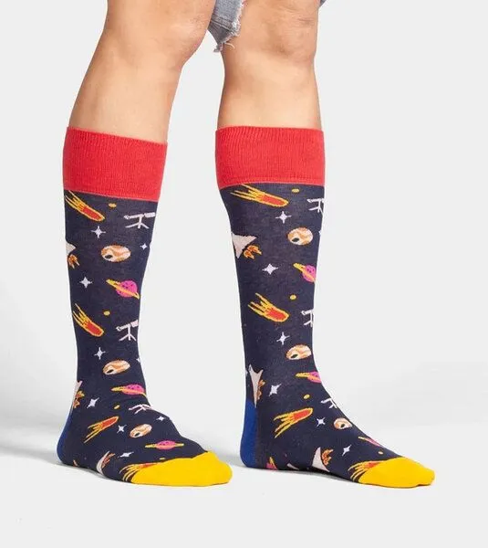 DillySocks DillySocks Socken Galactic Adventure aus Biobaumwoll-Mix, Mehrfarbig, – Produktbild 4 von 5