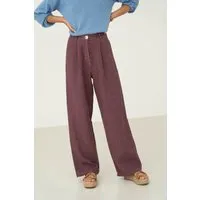Näz Näz Damen vegan Hose Mara Aubergine Lila – Produktbild 1 von 1