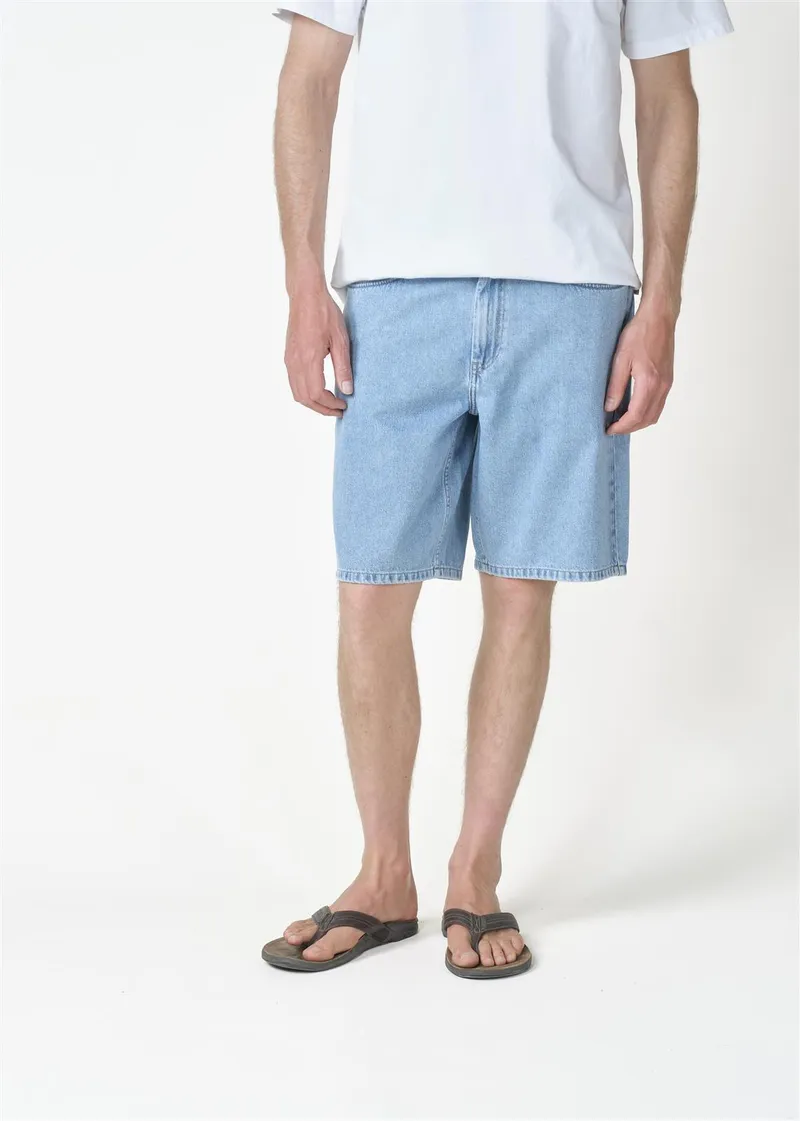 Klitmøller Jeans-Shorts Modell: Bastian, Extra light blue stonewash, – Produktbild 1 von 2