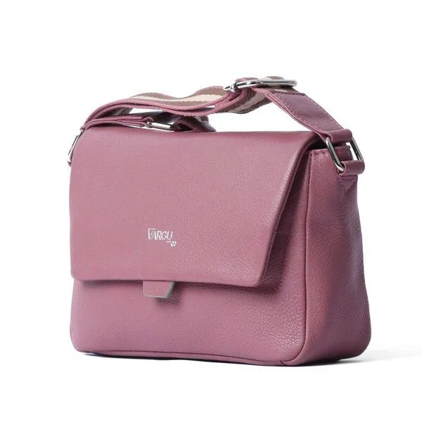 Vargu Vargu Leder-Umhängetasche Sewen 1, Mauve, – Produktbild 3 von 4
