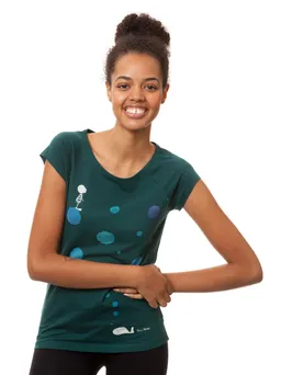 FellHerz Walgesang Cap Sleeve deep teal - M – Produktbild 1 von 1