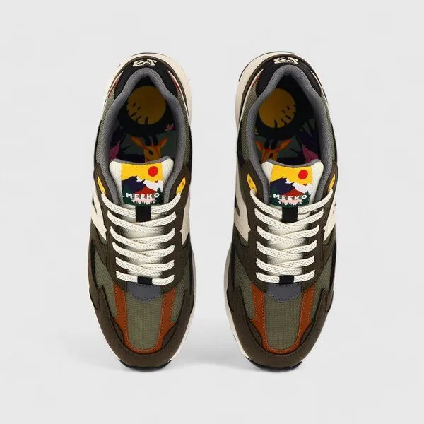 MEEKO MEEKO CAPRA – Technische und nachhaltige Sneaker, Waldgrün, – Produktbild 3 von 4
