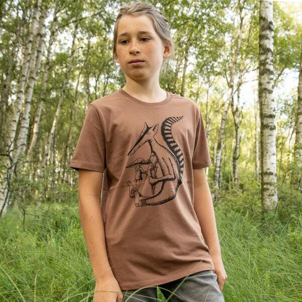 Cmig Cmig Kinder T-shirt Duchs, Caramel (braun), – Produktbild 4 von 4