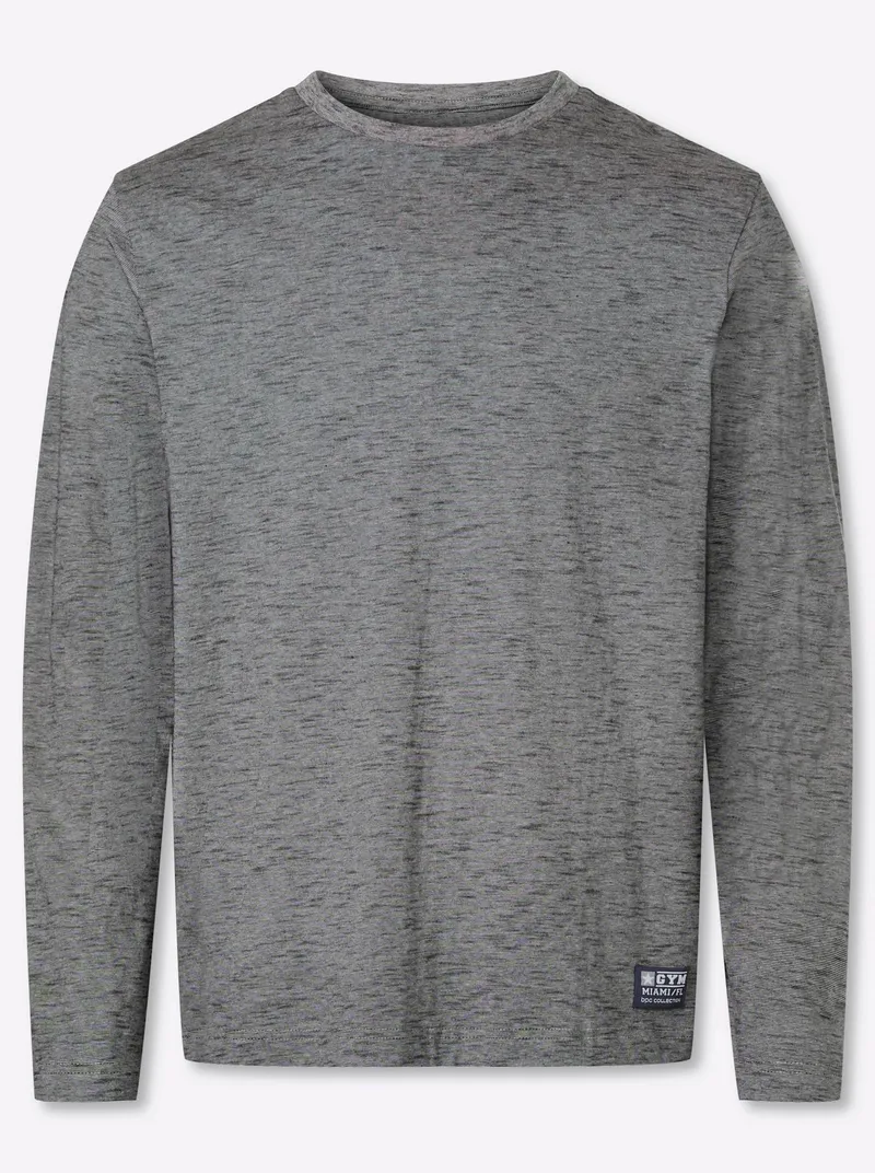 Catamaran Langarmshirt hellgrau-meliert, Hellgrau-meliert, – Produktbild 1 von 2