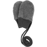 Maximo Baby Handschuhe Bio-Schurwolle Fleece mittelgraumeliert Gr. 3 (3 Mon.) – Produktbild 1 von 1