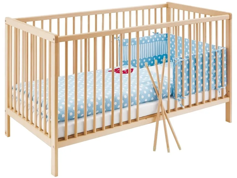 Pinolino Pinolino Kinderbett Buche massiv, unbehandelt Liegefläche 70x140cm – Produktbild 2 von 3