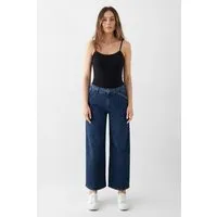 DAWN Damen Jeans BLINK High Waist Wide DAWN Bio-Baumwolle, Dark blue, – Produktbild 2 von 6