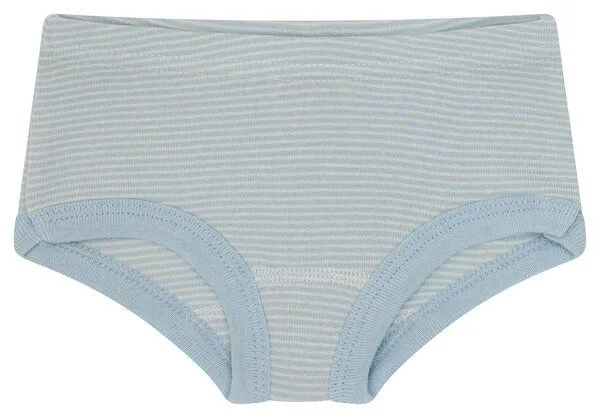 loud + proud loud + proud Babys & Kinder Doppelpack Pantys aus Feinrippp, GOTS-zertifiziert, Eisblau(blau), – Produktbild 1 von 4