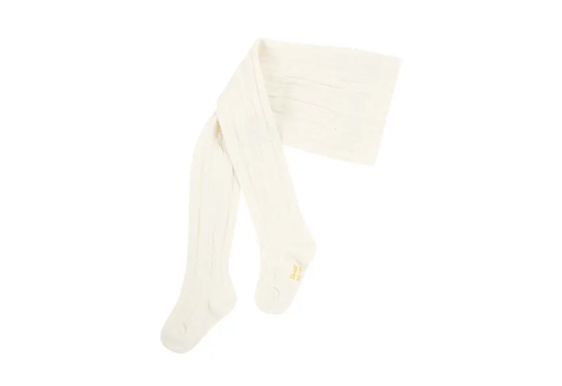 Steiff Steiff Strickstrumpfhose Strumpfhosen GOTS Celebration, Eggnog, – Produktbild 1 von 2