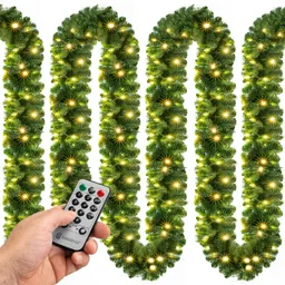 Casaria® Weihnachtsgirlande 5m inkl Fernbedienung – Produktbild 1 von 1