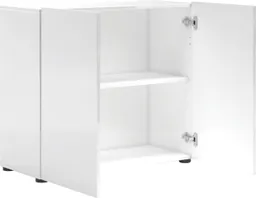 Home affaire Sideboard MISTER, Kommode, Lowboard, Breite 90 cm, Made in Italy, Korpus und Fronten komplett Hochglanz lackiert – Produktbild 1 von 1