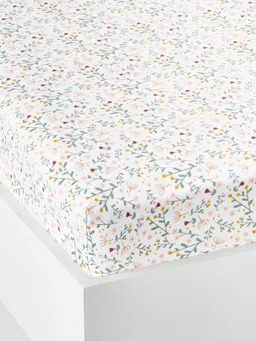 Vertbaudet Baby Spannbettlaken BLUMENZAUBER – Produktbild 1 von 1