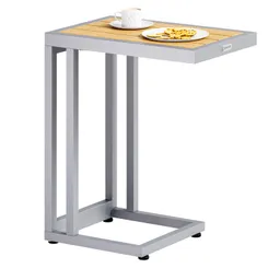 Casaria® Beistelltisch Natur WPC 65,5x50x40cm – Produktbild 1 von 1