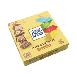 Ritter Sport Ritter Sport Schokolade, Ritter Sport Schokowürfel Crunchy gefüllte Vollmilchschokolade 153g – Produktbild 1 von 1