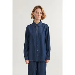 Basic Apparel Basic Apparel Denim Blusenshirt BINE aus Tencel – Produktbild 1 von 1