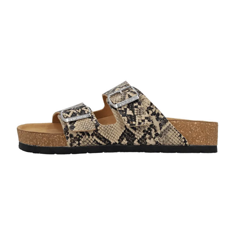 Rieker Rieker TIEFFUSSBETTPANTOLETTE für Damen, braun, Größe 43 EU, Braun, – Produktbild 6 von 7