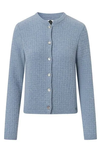 Stapf Damen Strickjacke Dori, Azzurro, – Produktbild 1 von 4