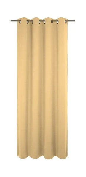 Nature by Adam Nature by Adam Vorhang aus 100% Bio-Baumwolle - Made in Germany - Graphic Ventus light, Dunkelgelb, – Produktbild 2 von 7