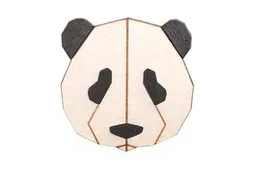 BeWooden BeWooden Brosche aus Holz Panda – Produktbild 1 von 1