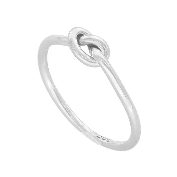 pakilia pakilia Silber Ring Brezel – Produktbild 2 von 5
