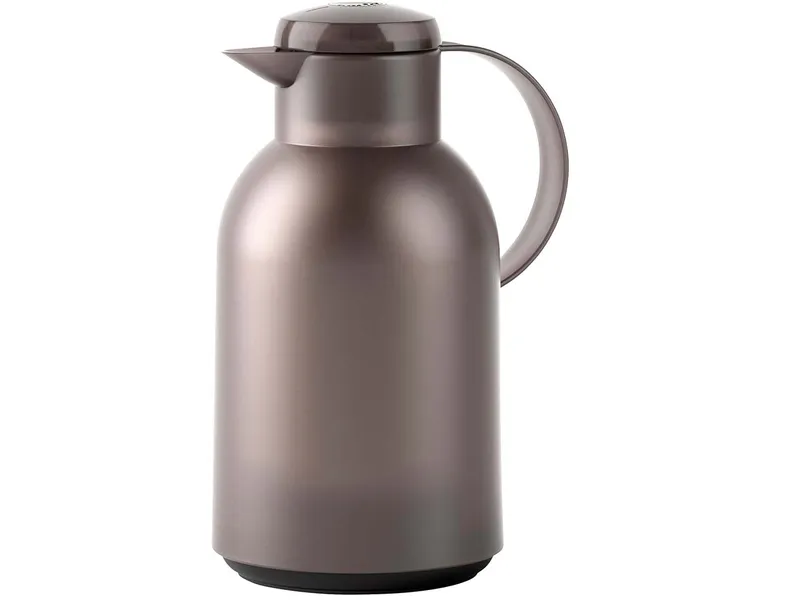 EMSA EMSA Isolierkanne "SAMBA" Quick Press, 1,5 l, transluzent/taupe – Produktbild 1 von 1