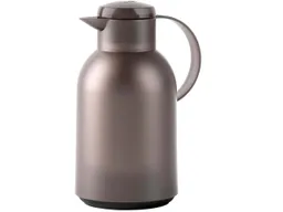 EMSA EMSA Isolierkanne "SAMBA" Quick Press, 1,5 l, transluzent/taupe – Produktbild 1 von 1