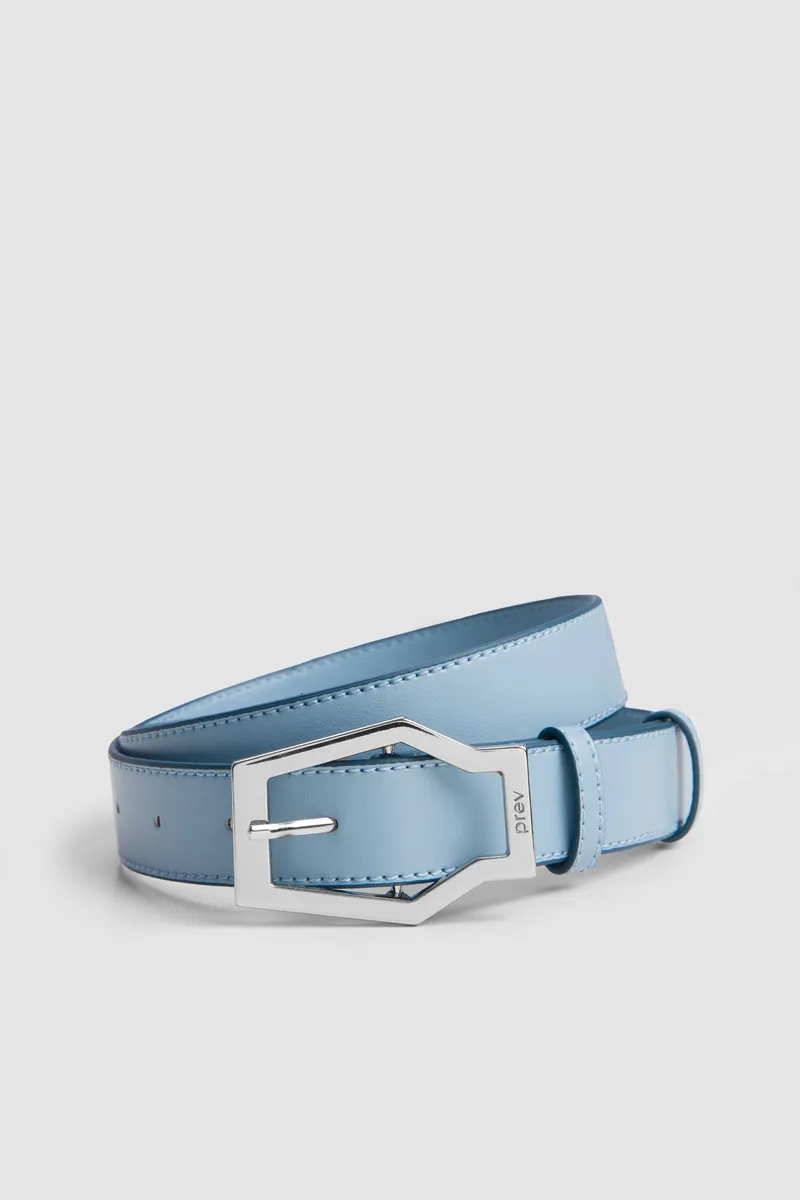 Prev Prev Damen vegan Gürtel Karel Midi Naia, Hellblau, – Produktbild 2 von 2