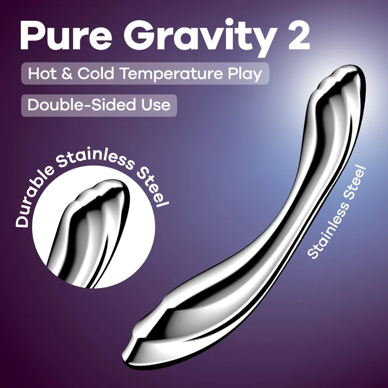 Satisfyer Satisfyer ‘Pure Gravity 2, 21 cm, Silber, – Produktbild 1 von 1