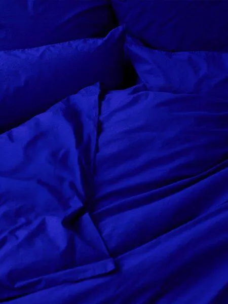 erlich textil erlich textil Finn Bettdeckenbezug aus Bio-Baumwolle, made in Europe, Knallblau, – Produktbild 5 von 7